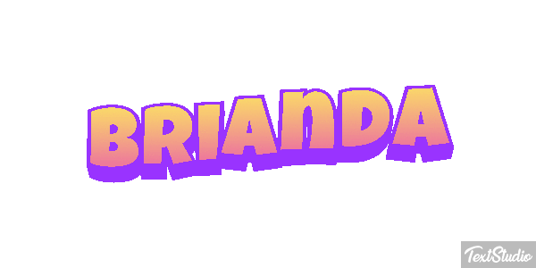 Brianda Text effect