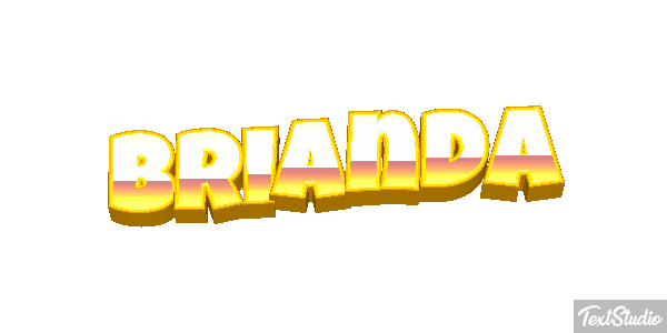 Brianda Text effect
