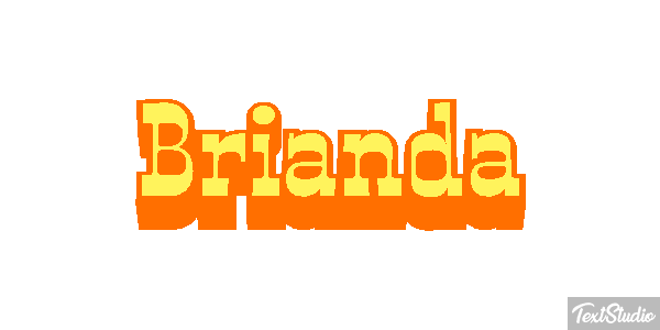Brianda Text effect