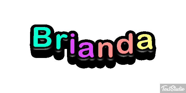 Brianda Text effect