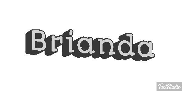 Brianda Text effect