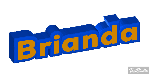 Brianda Text effect
