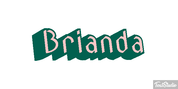 Brianda Text effect
