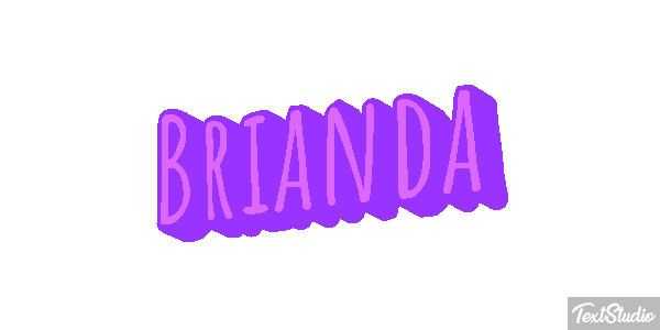 Brianda Text effect