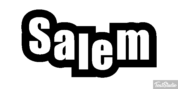 Salem Texteffekt