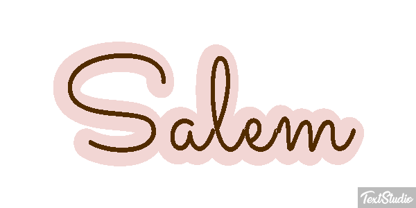 Salem Texteffekt