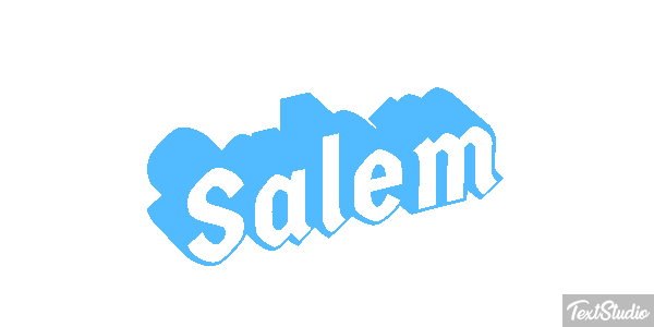 Salem Texteffekt