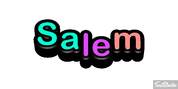Salem Texteffekt