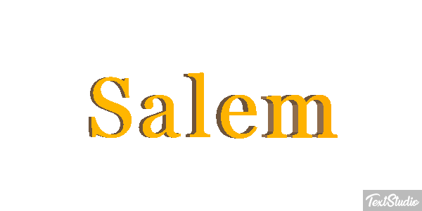 Salem Texteffekt