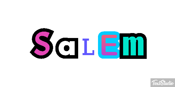 Salem Texteffekt