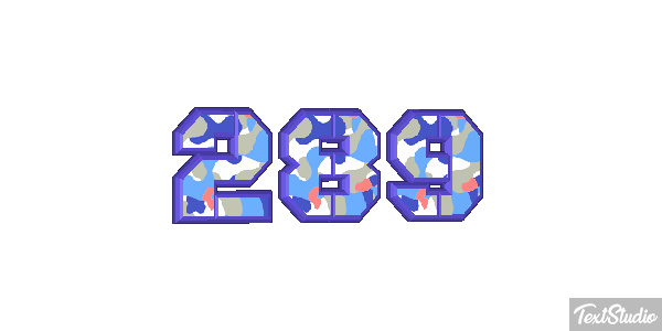 289 Efekt tekstowy