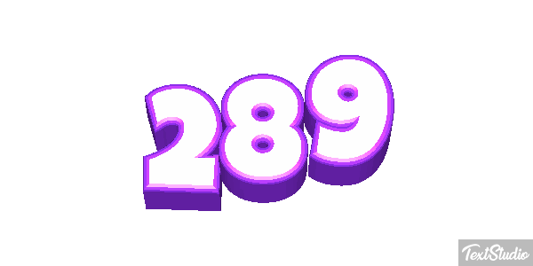 289 Efekt tekstowy