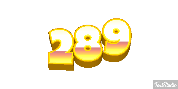 289 Efekt tekstowy
