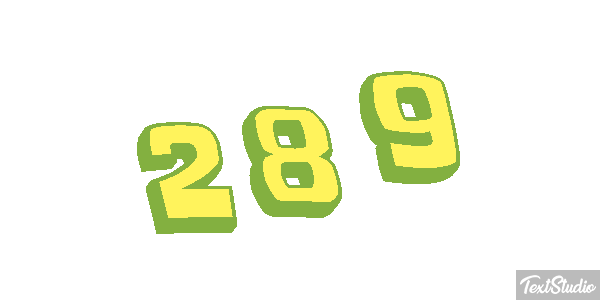 289 Efekt tekstowy