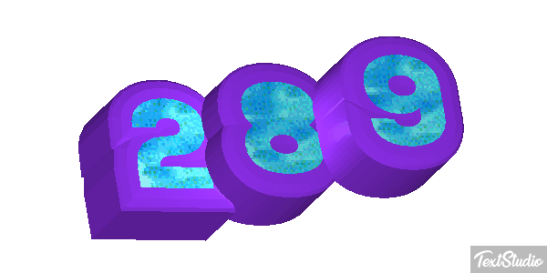 289 Efekt tekstowy