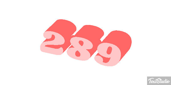 289 Efekt tekstowy