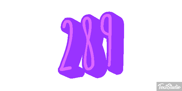 289 Efekt tekstowy