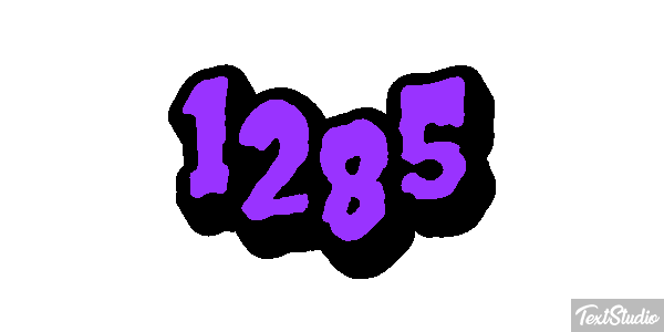1285 Text effect
