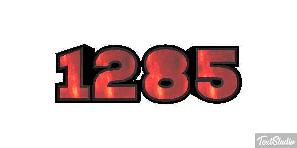 1285 Text effect