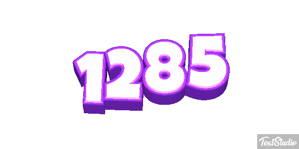 1285 Text effect