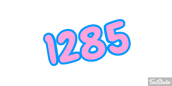 1285 Text effect