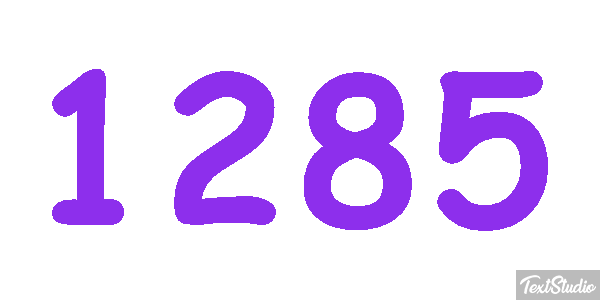 1285 Text effect