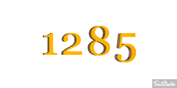 1285 Text effect