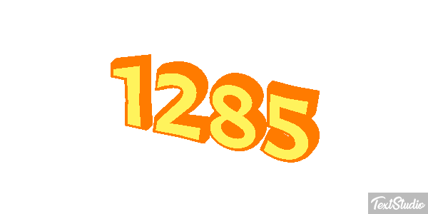 1285 Text effect