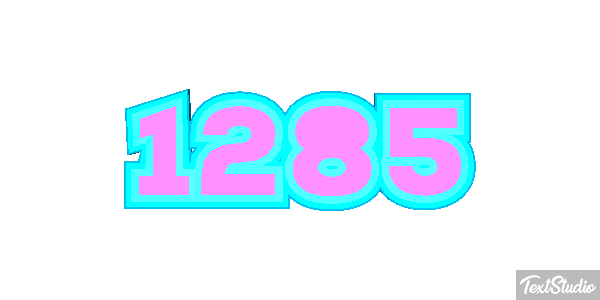 1285 Text effect