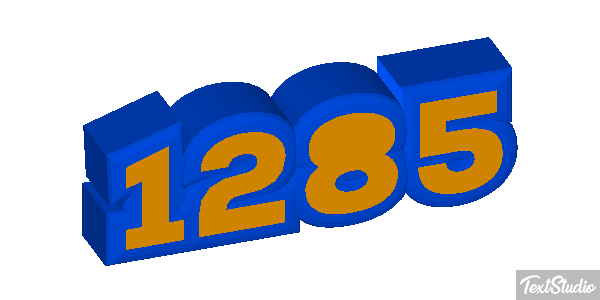 1285 Text effect