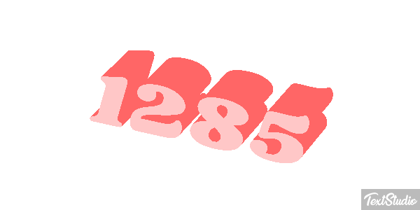 1285 Text effect