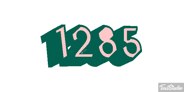 1285 Text effect