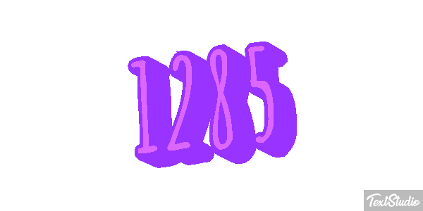 1285 Text effect