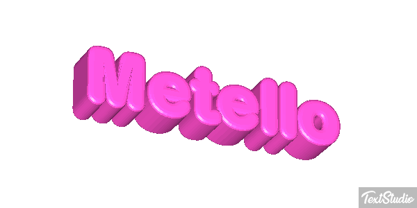 Metello Effetto testo