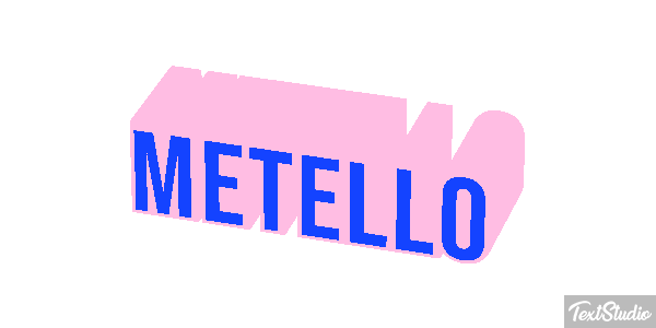 Metello Effetto testo