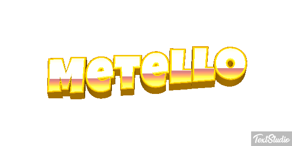 Metello Effetto testo