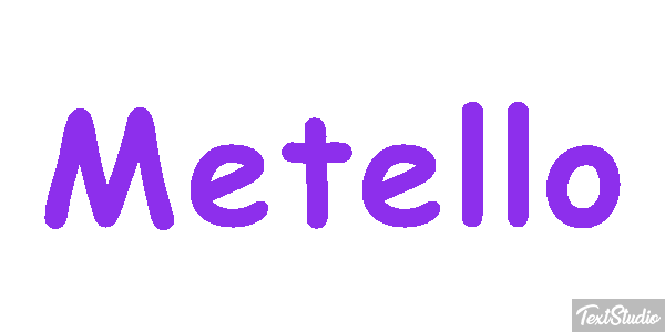 Metello Effetto testo