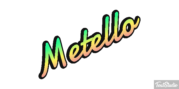 Metello Effetto testo