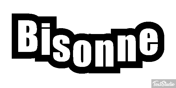 Bisonne Effet de texte