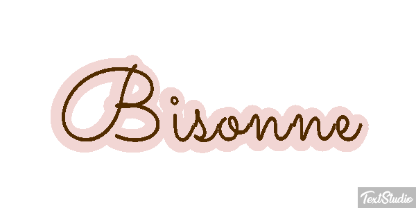 Bisonne Effet de texte