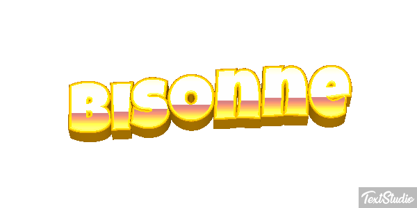 Bisonne Effet de texte