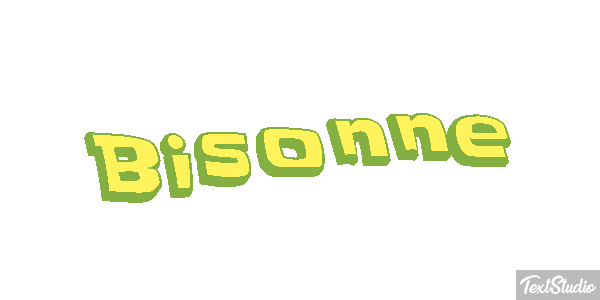 Bisonne Effet de texte