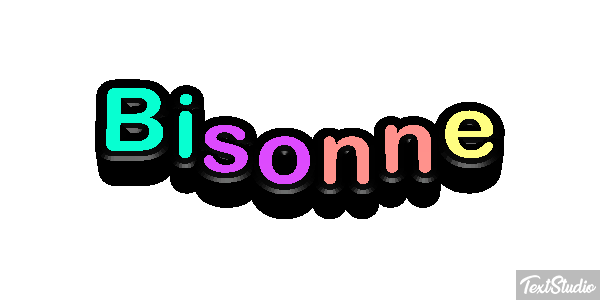 Bisonne Effet de texte