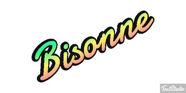 Bisonne Effet de texte