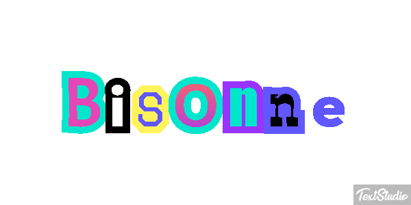 Bisonne Effet de texte