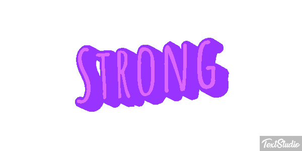 Strong Text effect