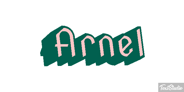 Arnel Texteffekt
