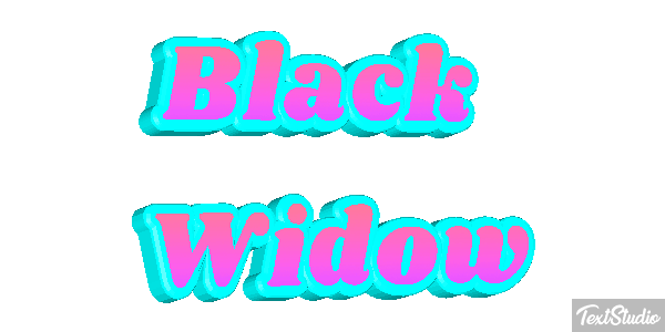 Black Widow Efecto de texto