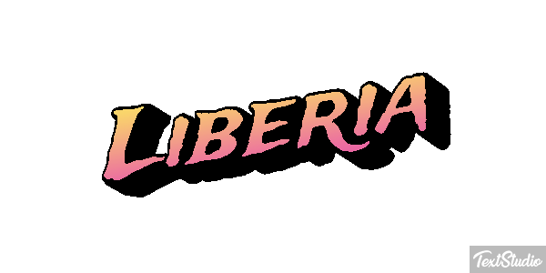 Liberia Text effect