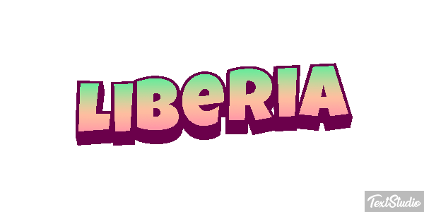 Liberia Text effect